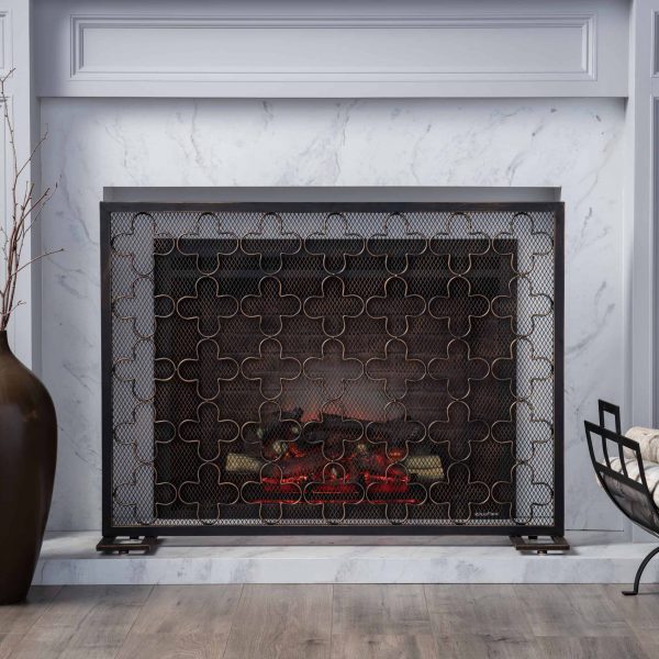 Christopher Knight Home Alleghany Modern Single Panel Fireplace screen by