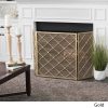 Christopher Knight Home Chelsey 3-Panel Fireplace Screen by Black 7
