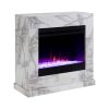 Claredale Faux Marble Color Changing Fireplace by Chateau Lyon 26