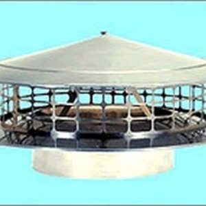 Class A Round Rain Chimney Cap by American Chimney Supplies - 5"