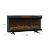 ClassicFlame® PanoGlow™ 42" Wall Mounted Electric Fireplace 6