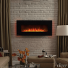 Clevr 39" Adjustable Electric Wall Mount Fireplace Heater