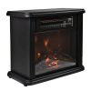 Comfort Zone CZFP20M 350/700 Watt 2 Heat Setting Infrared Desktop Fireplace Heater, Black 6