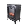 Comfort Zone Fireplace Stove Heater Electric Powerful 1500W 2 Heat Settings 3D Flame Portable Safety Features CZFP4 Black, 2-Pack 10