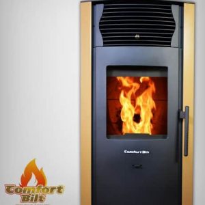 ComfortBilt HP50S Pellet Stove w/Remote and Thermostat in Apricot