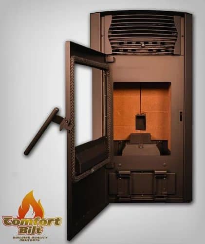 ComfortBilt HP50S Pellet Stove w/Remote and Thermostat in Grey 1