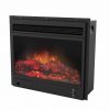 Corliving Electric Fireplace in Black