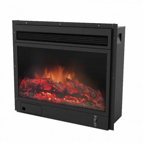 Corliving Electric Fireplace in Black