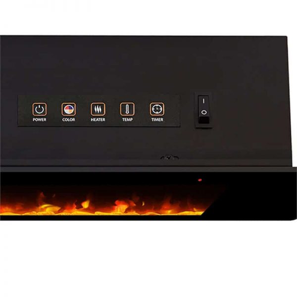 Corretto 40 Inch Electric Wall Hung Fireplace 17