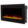 Corretto 40 Inch Electric Wall Hung Fireplace 21