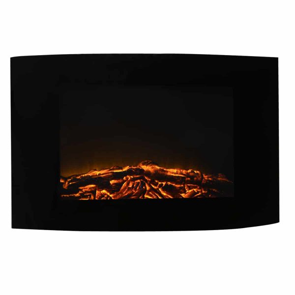 Costway 35" Xl Large 1500w Adjustable Electric Wall Mount Fireplace Heater W/remote 1