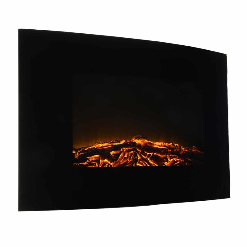 Costway 35" Xl Large 1500w Adjustable Electric Wall Mount Fireplace