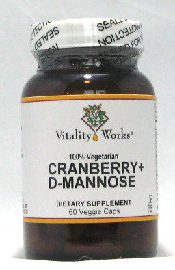 Cranberry + D-Mannose Vitality Works 60 Caps