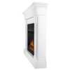 Crawford Slim Line Electric Fireplace in White by Real Flame 3