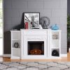 Crayfire Bookcase Electric Fireplace