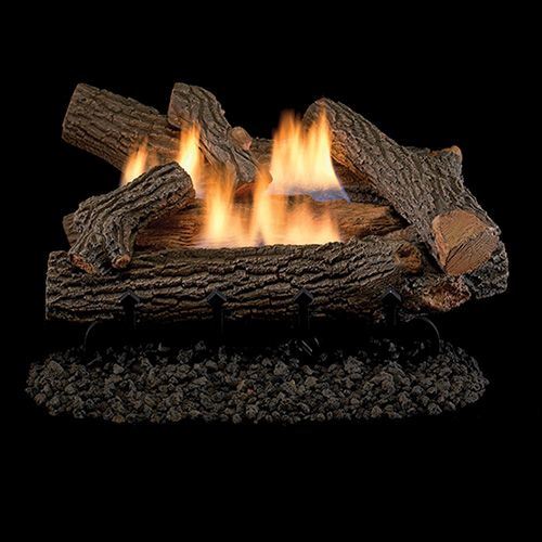 Crescent Hill Vent Free 18" Gas Logs with Millivolt Control - NG