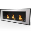 Cynergy 50" Ventless Built In Wall Recessed Bio Ethanol Wall Mounted Fireplace Similar Electric Fireplaces, 3