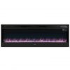 DELLA Electric Fireplace Wall Mounted, Color Changing LED Flame and Remote, 58 inch 4