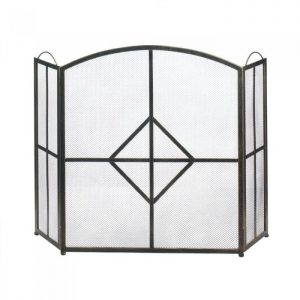 DIAMOND FIREPLACE SCREEN