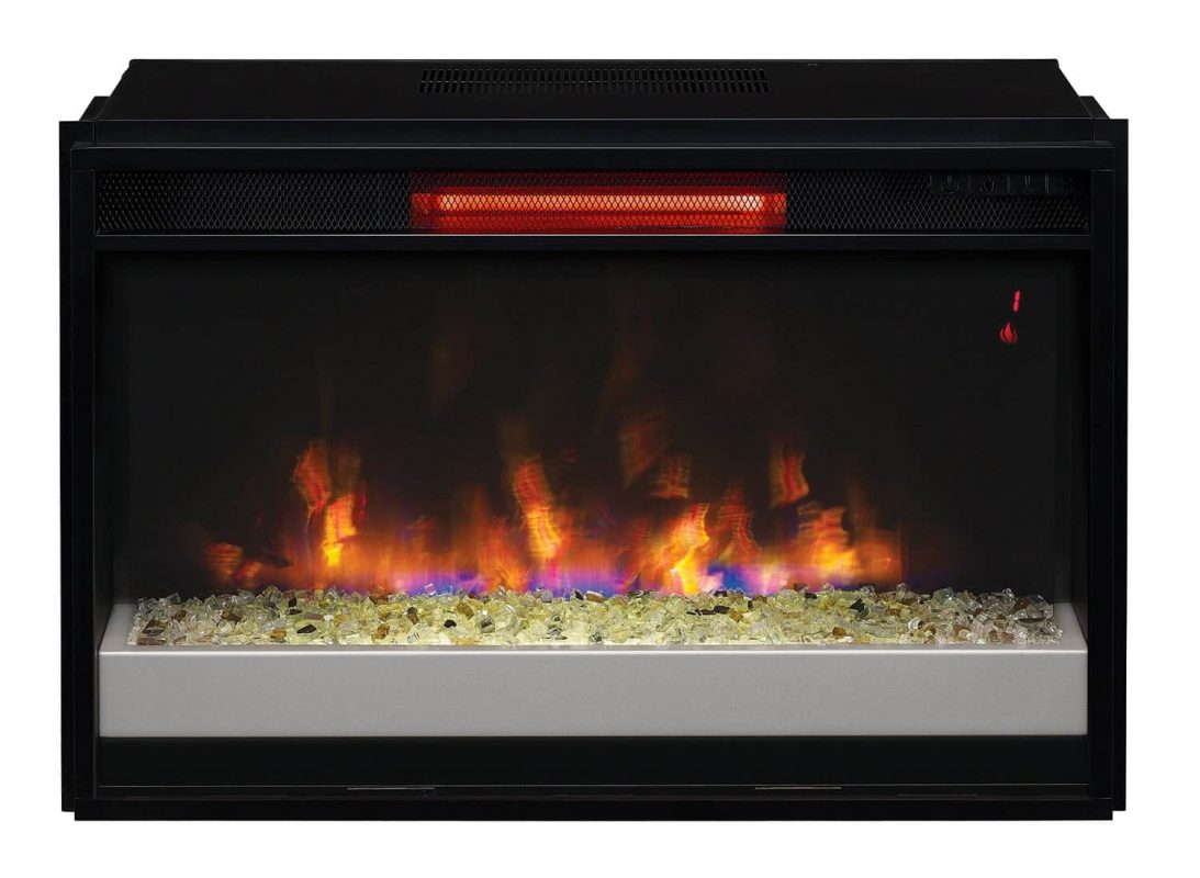 *DNP*26" Infrared Quartz Electric Fireplace Insert with Safer Plug