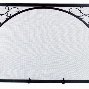 Dagan Black Wrought Iron Fireplace Screen