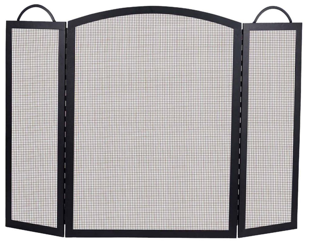 Dagan Three Fold Arched Fireplace Screen