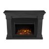 Deland Grand Electric Fireplace in Gray by Real Flame 8