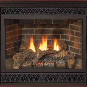 Deluxe 36" Direct-Vent LP Millivolt Fireplace