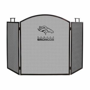 Denver Broncos Imperial Fireplace Screen - Brown