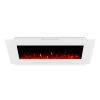 DiNatale Wall-Mounted Electric Fireplace in White by Real Flame 13