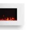 DiNatale Wall-Mounted Electric Fireplace in White by Real Flame 15