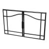 Dimplex 39 in. Swing Glass Door with Black Accents 2