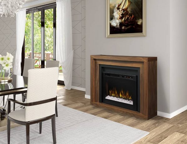 Dimplex Anthony Mantel Electric Fireplace With Acrylic Ember Bed 3