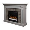 Dimplex Madison Electric Fireplace Mantel With Glass Ember Bed 9