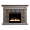 Dimplex Madison Electric Fireplace Mantel With Glass Ember Bed 11