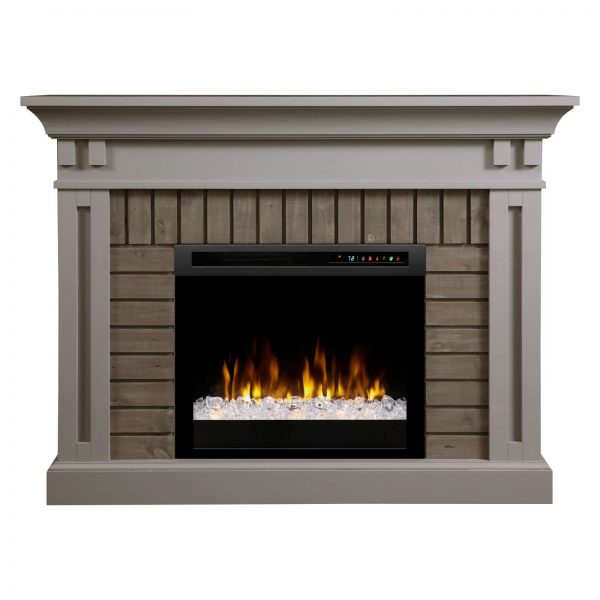 Dimplex Madison Electric Fireplace Mantel With Glass Ember Bed