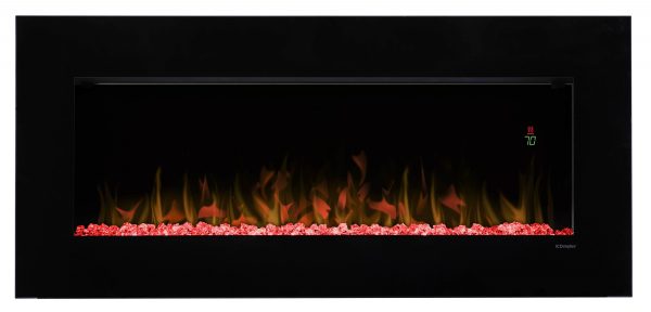Dimplex Nicole 43" Electric Fireplace Wall-Mounted With Acrylic Ember Bed 2