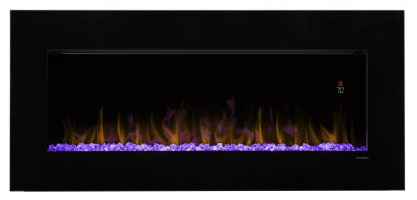Dimplex Nicole 43" Electric Fireplace Wall-Mounted With Acrylic Ember Bed 4