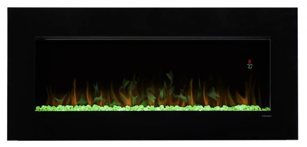 Dimplex Nicole 43" Electric Fireplace Wall-Mounted With Acrylic Ember Bed 7