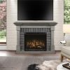 Dimplex Royce Electric Fireplace Mantel with Logs Bed 3