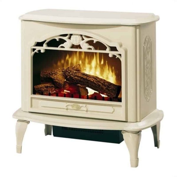 Dimplex Symphony Stoves Celeste Electric Fireplace Stove Heater in Cream
