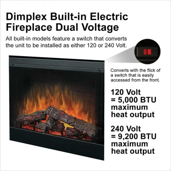 Dimplex Wall Mounted Electric Fireplace 1