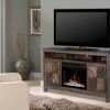 Dimplex Wyatt Media Console Electric Fireplace With Acrylic Ember Bed for TVs up to 50", Barley Brown 5