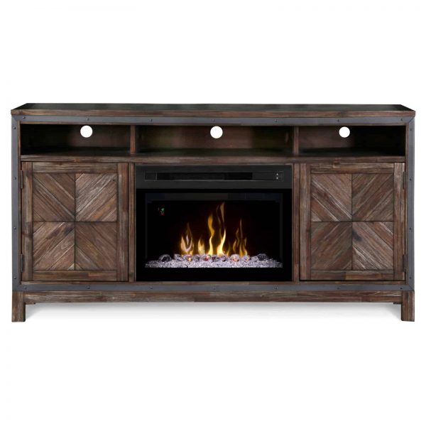 Dimplex Wyatt Media Console Electric Fireplace With Acrylic Ember Bed for TVs up to 50"