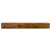 Dogberry Collections Rustic Fireplace Mantel Shelf 7