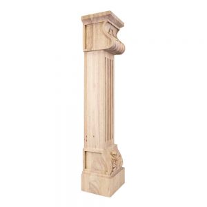 Dubois Fcore-Mp Acanthus Fluted Traditional Fireplace Corbel