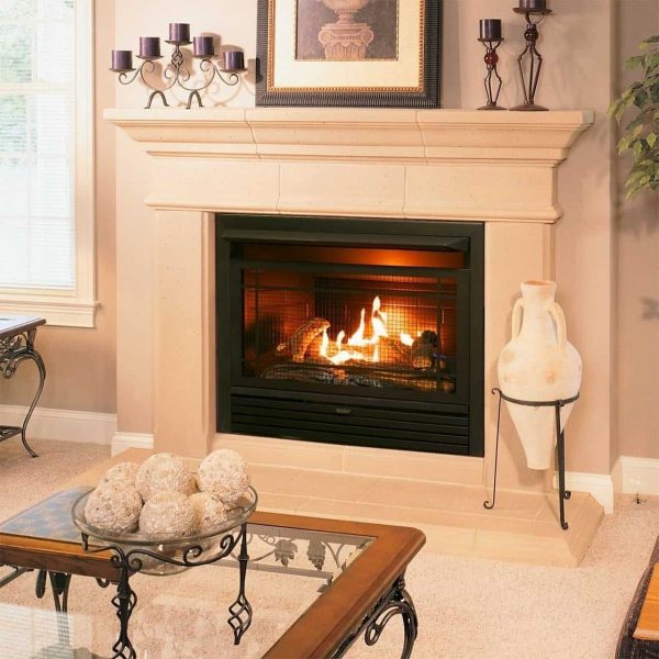 Duluth Forge Dual Fuel Ventless Fireplace Insert - 26,000 BTU, T-Stat Control 1