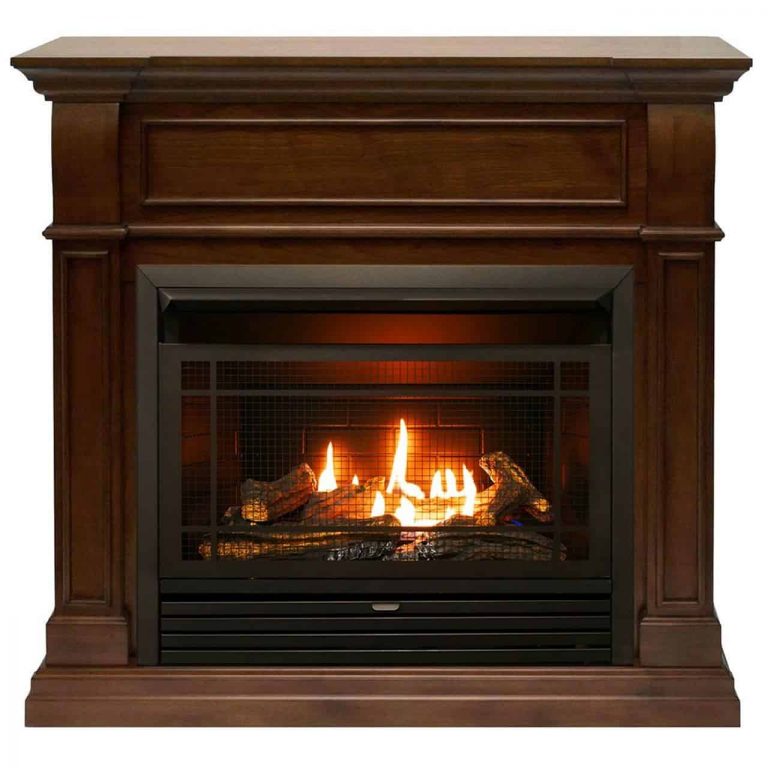 Duluth Dual Fuel Ventless Gas Fireplace 26,000 BTU, TStat