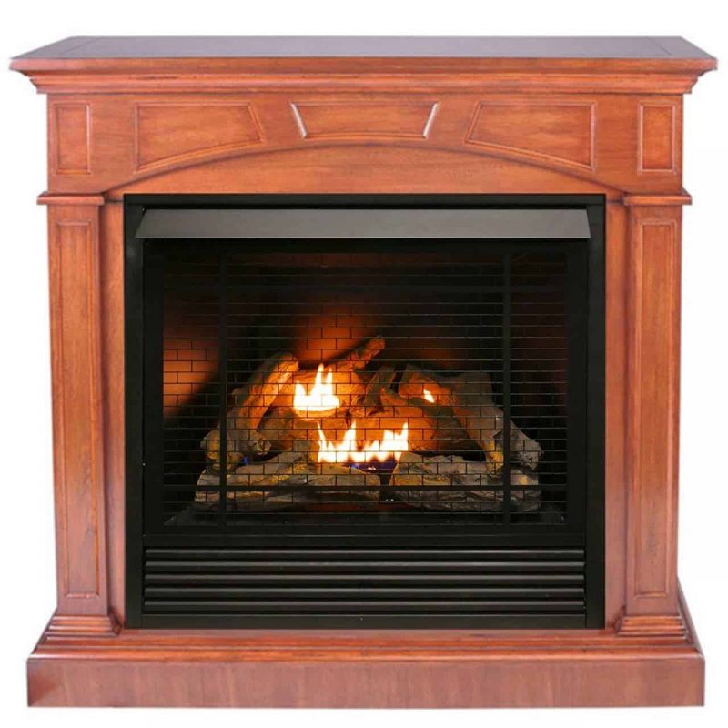 Duluth Forge Fdi32r M Hc Dual Fuel Ventless Gas Fireplace 32 000 Btu Remote Control Heritage