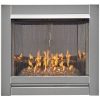 Duluth Forge Vent Free Stainless Outdoor Gas Fireplace Insert With Crystal Fire Glass Media - 24,000 BTU - Model# DF450SS-G 9